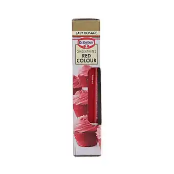 Dr oetker rød geléfarve