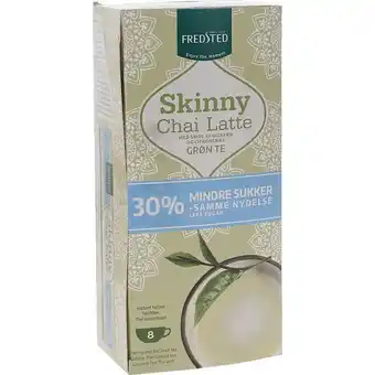Fredsted skinny chai latte grøn te