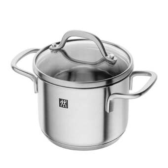 Zwilling pico gryde uden belægning ø14cm med låg 1,5 liter