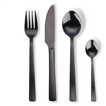 Kop & Kande Aida raw bestik 16 dele sort tilbud