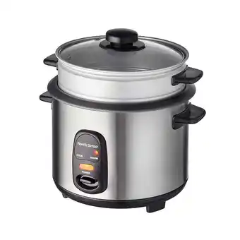 Nordic sense riskoger stål/sort 1,5 liter 500 watt