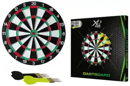 Xqmax dartskive ø43 cm med 6 pile
