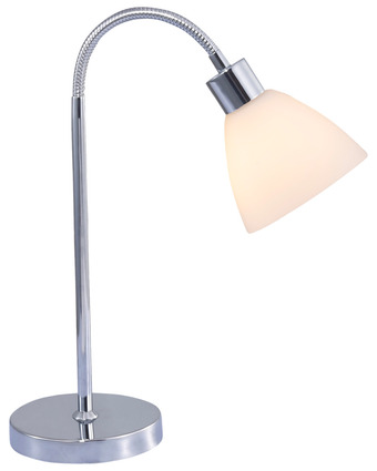 Lux lamp bordlampe roma e14 - hvid
