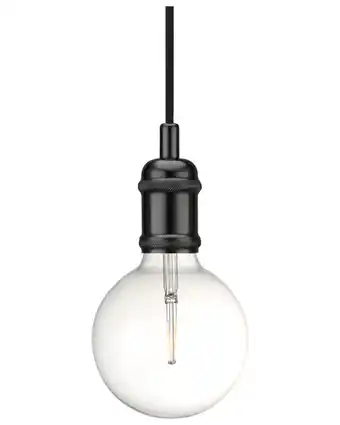 Pendelophæng e27 sort/krom