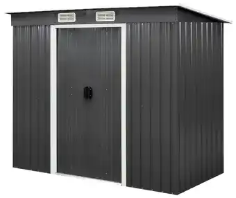 Redskabshus 2,7 m² stål - antracit