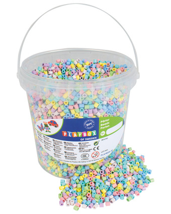Harald Nyborg Playbox perler 10.000 stk. - pastelfarver tilbud