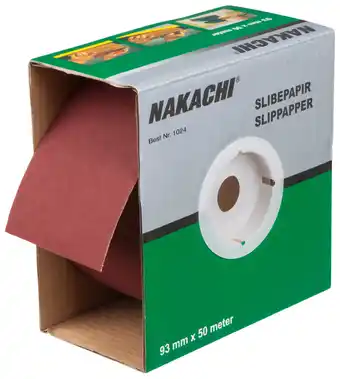 Nakachi slibepapir 93 mm x 50 m k150
