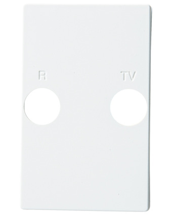 Harald Nyborg Lk tangent antennedåse 1½ modul - hvid tilbud