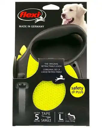 Hundeline flexi neon reflect str. l
