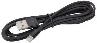Sinox lightningkabel 2 meter - sort
