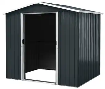 Harald Nyborg Redskabshus 2,2 m² stål - antracit tilbud