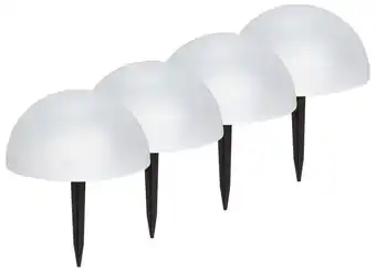 Harald Nyborg Bright design solcellelampe paddehatte 4-pak tilbud