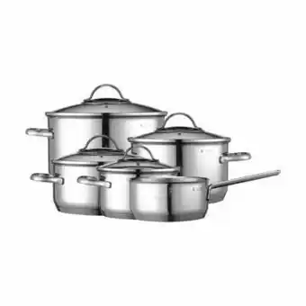 Wmf provence plus grydesæt - 9 dele - rustfrit stål - cromargan® stål