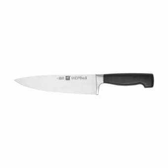 Imerco Zwilling four star kokkekniv - l 20 cm - rustfrit stål - sort tilbud