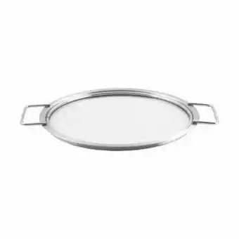 Imerco Eva trio tallerkenlåg - ø 24 cm - glas/rustfrit stål - klar tilbud