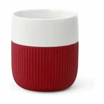 Royal copenhagen riflet contrast krus - 33 cl - porcelæn - julestjerne