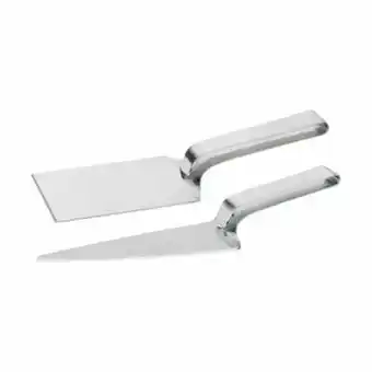 Stelton em kagekniv og lasagnespade - h 3,5/2,2 x b 5/5,2 x l 22/26 cm - rustfrit stål - blank
