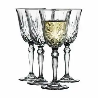 Imerco Lyngby glas melodia hvidvinsglas - 4 stk. - 21 cl - krystalglas - klar tilbud