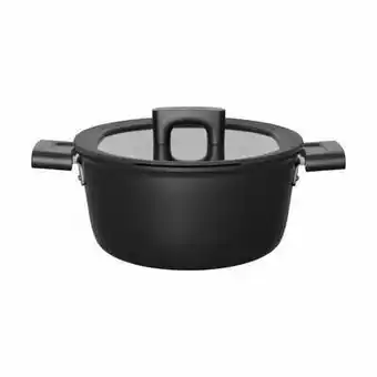 Imerco Fiskars hard face gryde - 3,5 liter - aluminium/rustfrit stål - sort tilbud