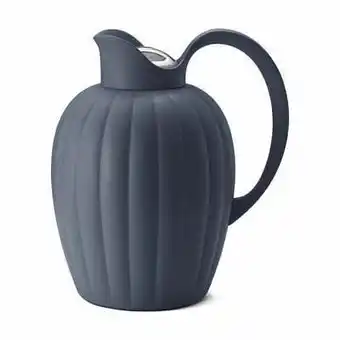 Imerco Georg jensen bernadotte termokande m. trykknap - 1 liter - plastik - blå tilbud