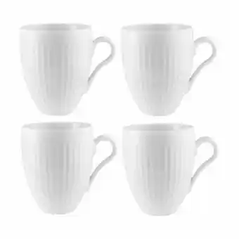 Eva trio legio nova kop - 4 stk. - 40 cl - porcelæn - hvid
