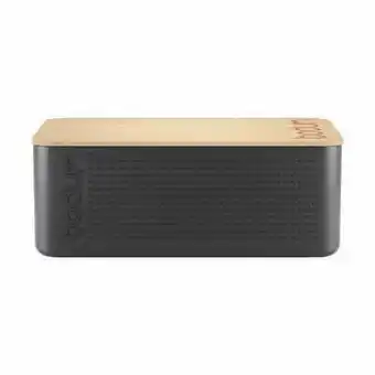 Imerco Bodum bistro brødkasse - l 36 cm - plastik/bambus - sort tilbud