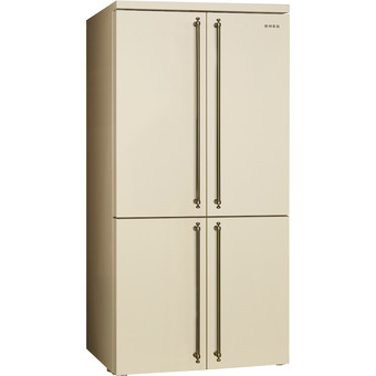 Elgiganten Smeg franskdørs-køleskab/fryser fq60cao5 (cream) tilbud
