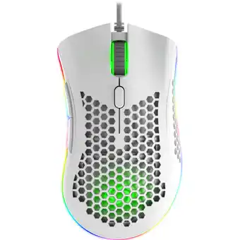 Nos m-650 gaming mus (hvid)