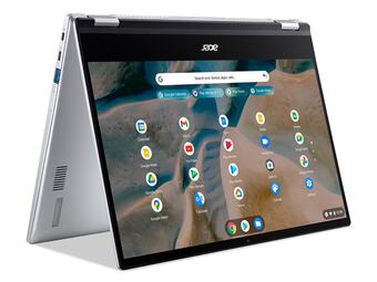 Komplett Acer chromebook spin 514 14 fhd touch (pure silver) tilbud