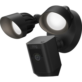Elgiganten Ring floodlight cam plus overvågningskamera (sort) tilbud
