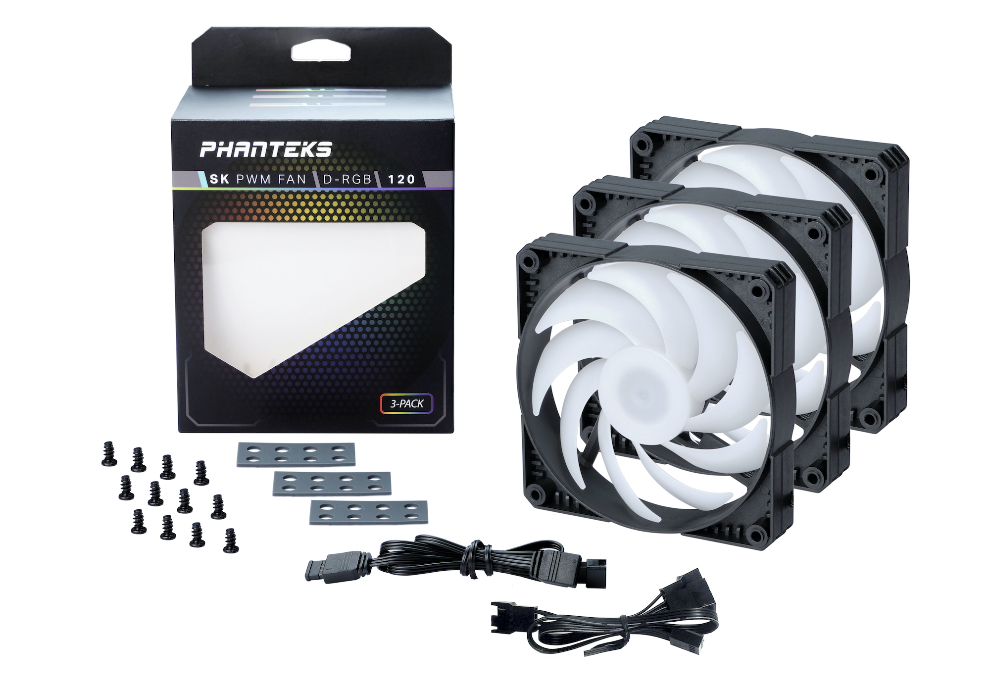 Komplett Phanteks sk 120 drgb pwm fan 3 pack tilbud