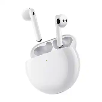 Power Huawei freebuds 4 true wireless anc øretelefoner hvid tilbud