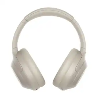 Sony wh-1000xm4 trådløse støjdæmpende hovedtelefoner sølv