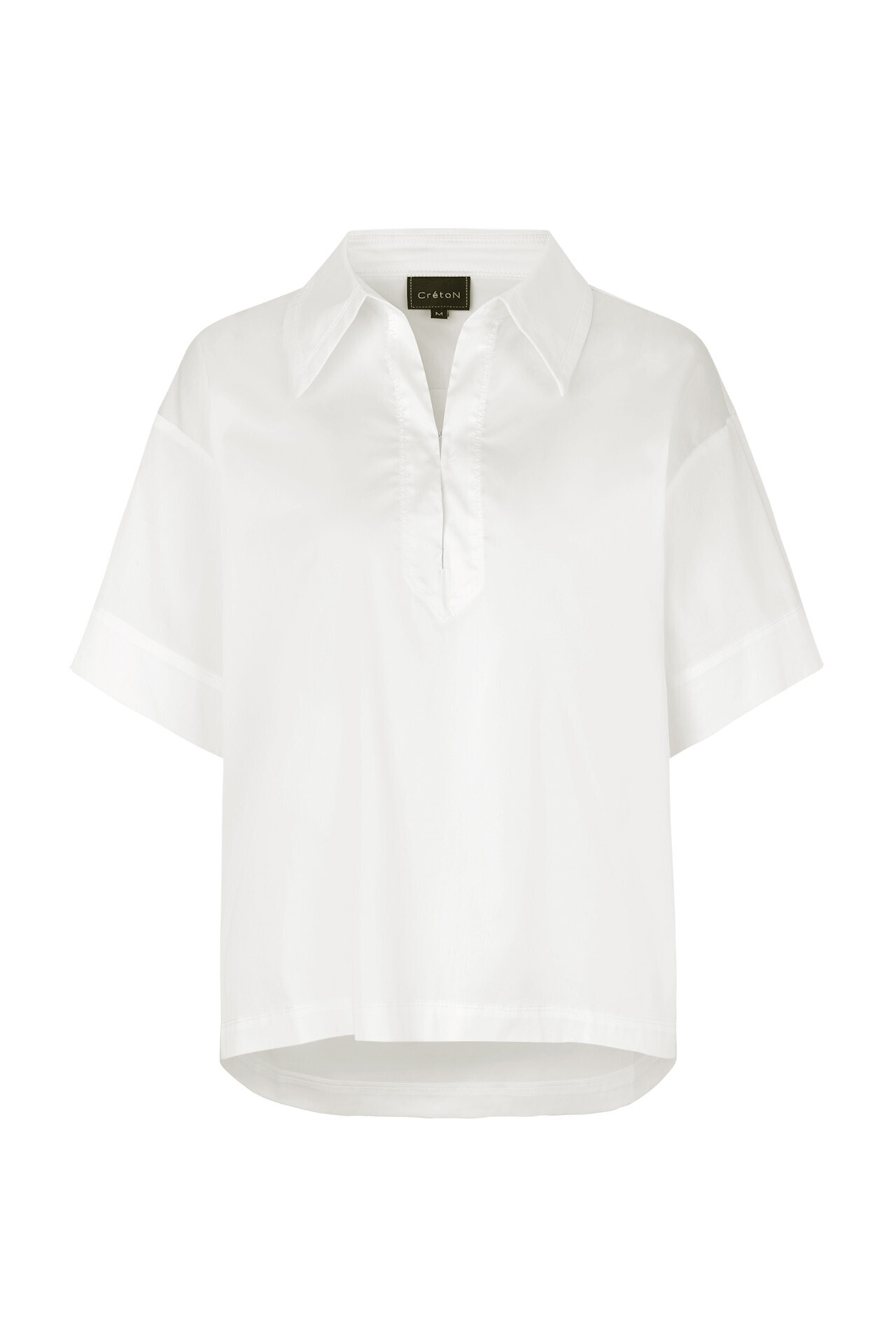 Sinnerup Créton crisp tunika bluse (white pearl, s) tilbud