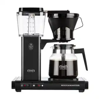 Moccamaster manual kaffemaskine, sort