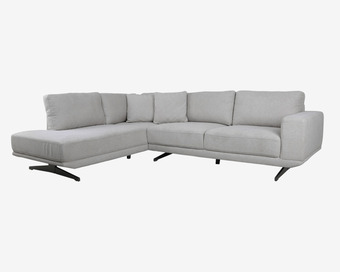 Daells Bolighus Sofa m. åben afslutning beige venstrevendt tilbud