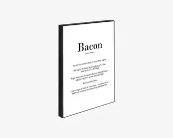 Klods bacon 15x21 cm