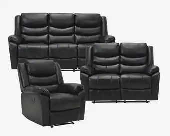 Sofasæt 3+2+1 m. recliner funktion