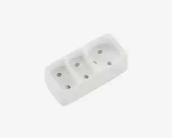 Daells Bolighus 3 stikdåse uden kabel hvid tilbud