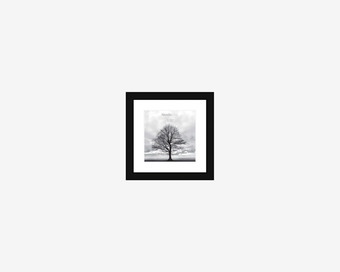 Ramme sort slim 15 x 15 cm