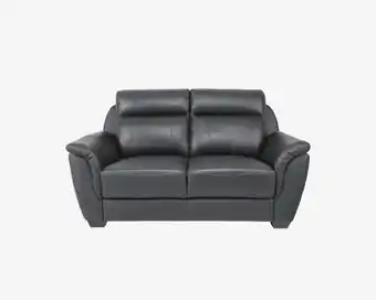 Daells Bolighus Sofa 2 pers. sort læder tilbud