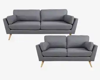 Sofasæt 3+2 pers. grå malmø