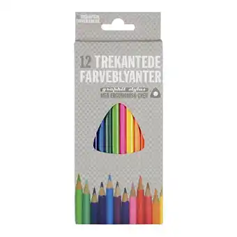 Bog & idé Farveblyanter graphit stylus 12 stk tilbud