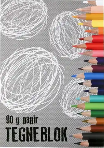 Bog & idé Tegneblok a4 50 sider 90 gr tilbud