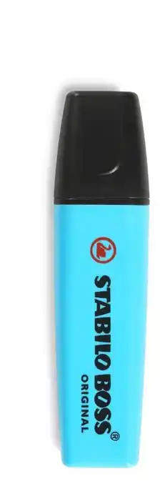 Tekstmarker stabilo boss blå 31