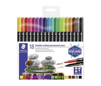 Permanente tusser staedtler 18 stk