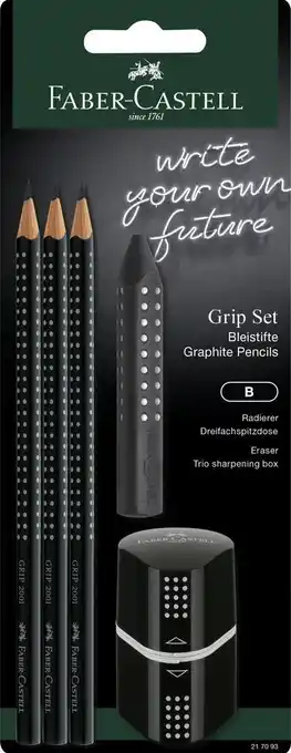 Bog & idé Blistersæt faber c. rader grip mm sort tilbud