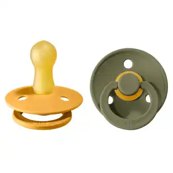 Bibs supreme 2 pack silicone honey bee-olive size 2