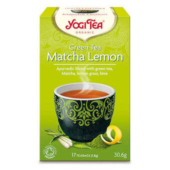 Yogi tea green tea ø matcha lemon organic, 17 br