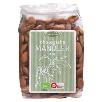Helsemin Spis økologisk, mandler spanske spisøkologiskø, 200 g tilbud